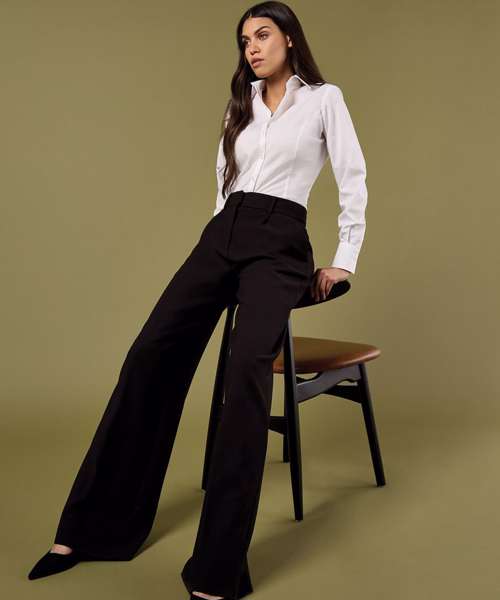 Business blouse long-sleeved (tailored fit)