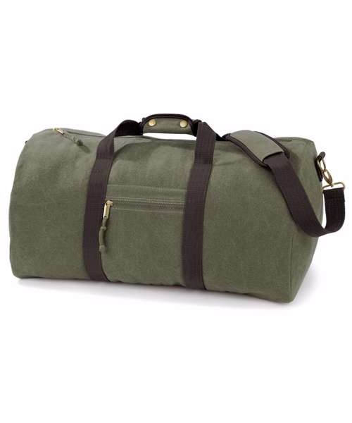 Vintage canvas holdall