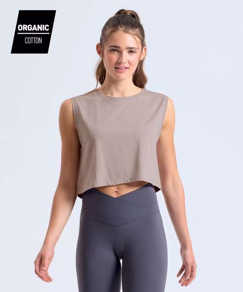 Women’s TriDri® organic crop tank